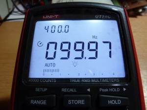 UT71C Frequency Measurement - 100Hz