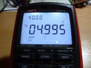 UT71C DC Voltage Measurement - 5V